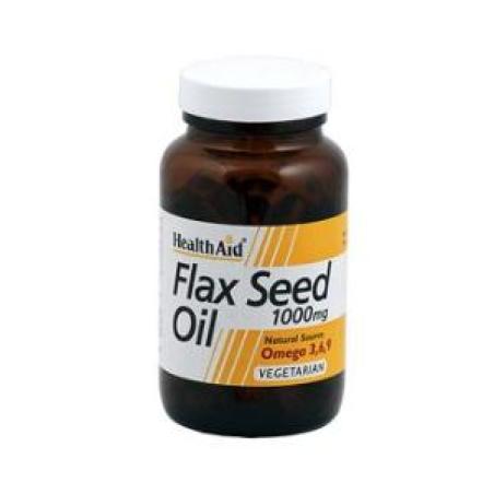 ACEITE DE LINAZA flaxseed oil 60cap. HEALTH AID