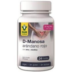 D-MANNOSE - ARANDANO ROJO 24comp. SG VEGAN