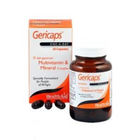 GERICAPS multinutriente 30cap. HEALTH AID