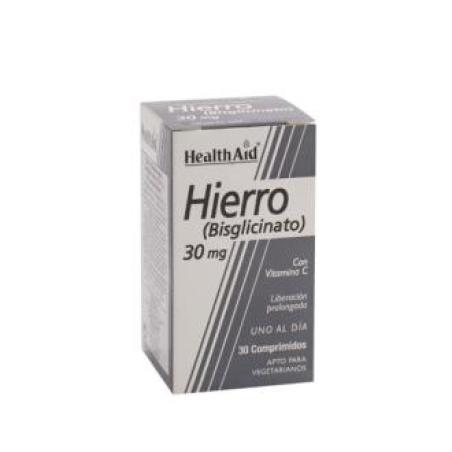 HIERRO BISGLYCINATE iron+vit.C 30comp HEALTH AID