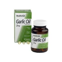 ACEITE DE AJO (garlic oil) 2mg. 60cap. HEALTH AID