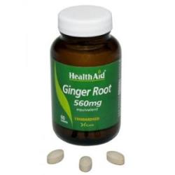 JENGIBRE (GINGER root) raiz 60comp. HEALTH AID