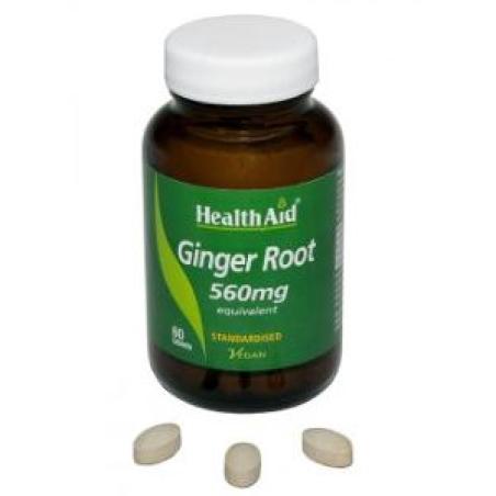 JENGIBRE (GINGER root) raiz 60comp. HEALTH AID