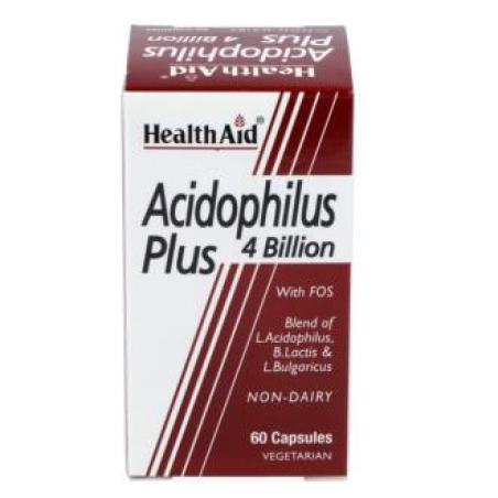 ACIDOPHILUS PLUS 4 BILLION 60cap. HEALTH AID