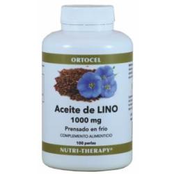 ACEITE DE LINAZA (semilla lino) 1000mg. 100perlas