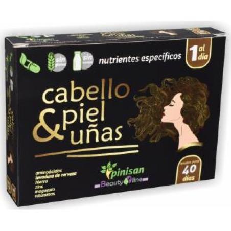 CABELLO PIEL Y UÑAS 40cap.