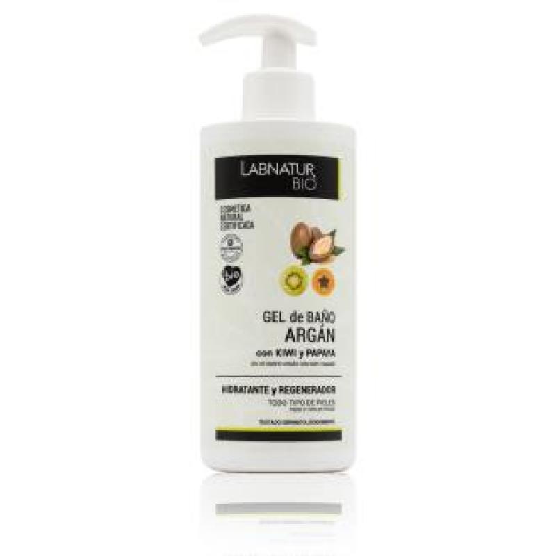 GEL DE BAÑO argan kiwi y papaya 450ml. BIO