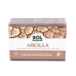 JABON EN PASTILLA  de arcilla acne 100gr.