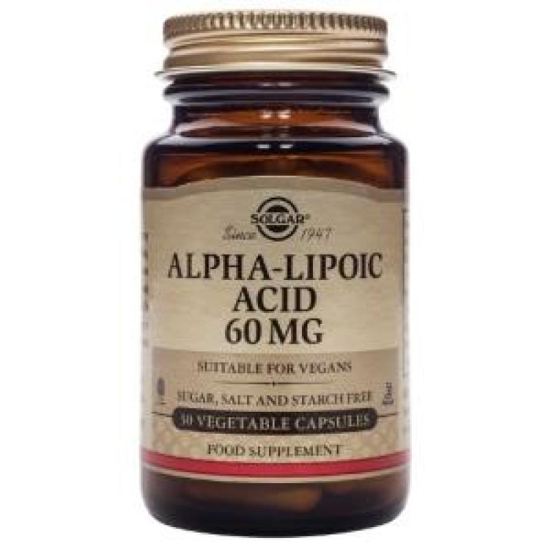 ACIDO ALFA LIPOICO 60mg. 30vegicaps