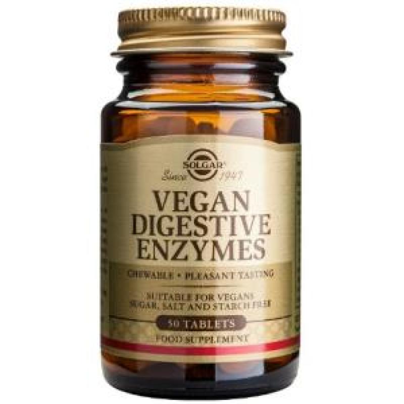 VEGAN ENZIMAS DIGESTIVAS 50comp.mast.