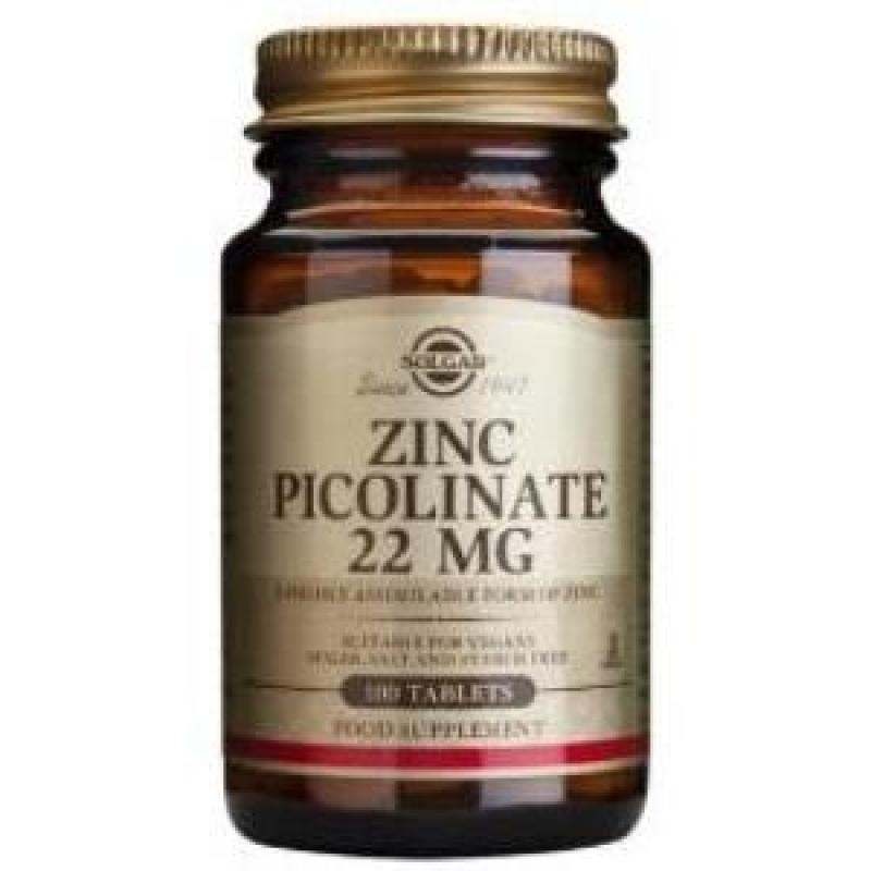 ZINC PICOLINATO 22mg. 100comp.