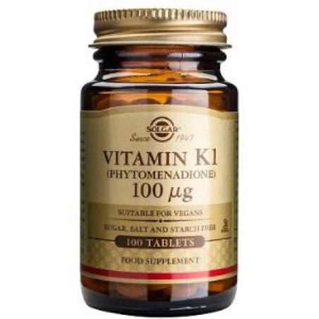 VITAMINA K NATURAL 100mcg. 100comp.**