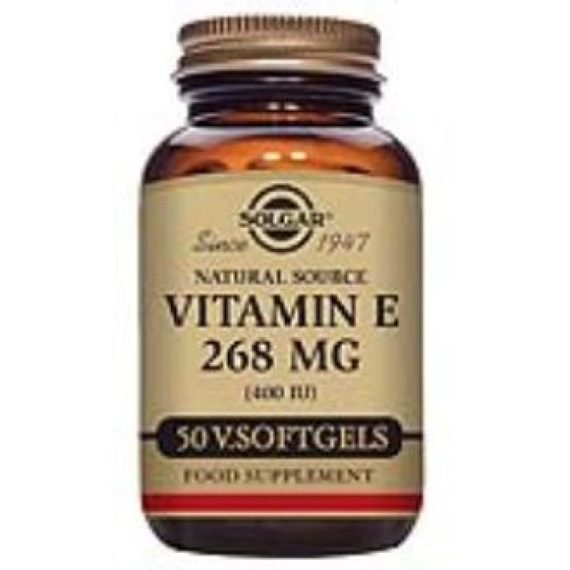 VITAMINA E 400IU (268mg) 50cap.blanda veg.