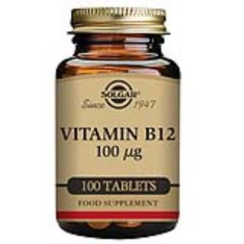 VITAMINA B12 (cianocobalamina) 100mcg. 100comp.