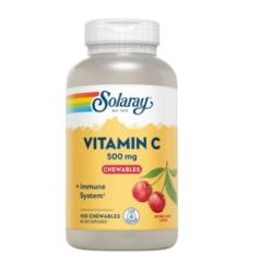 VITAMINA C-500 sabor cereza 100comp.mast.