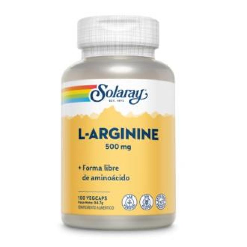 L-ARGININE 500mg. 100cap.