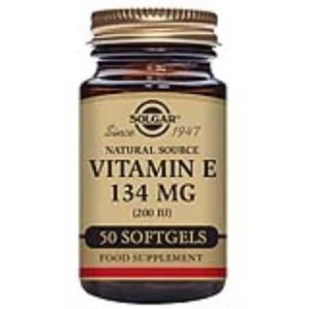 VITAMINA E 200ui (134mg) 50cap.blanda veg.