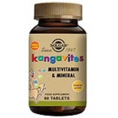 KANGAVITES MULTI frutas tropicales 60comp.mast.