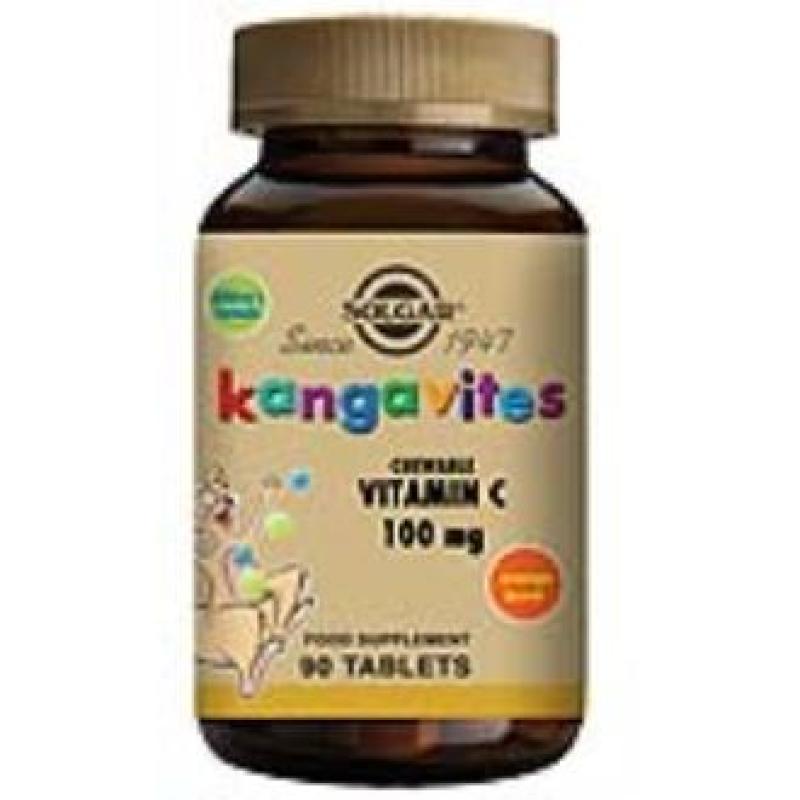 KANGAVITES VIT.C naranja infantil 90comp.mast.