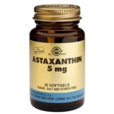 COMPLEJO DE ASTAXANTINA 5mg. 30cap.gel.blanda