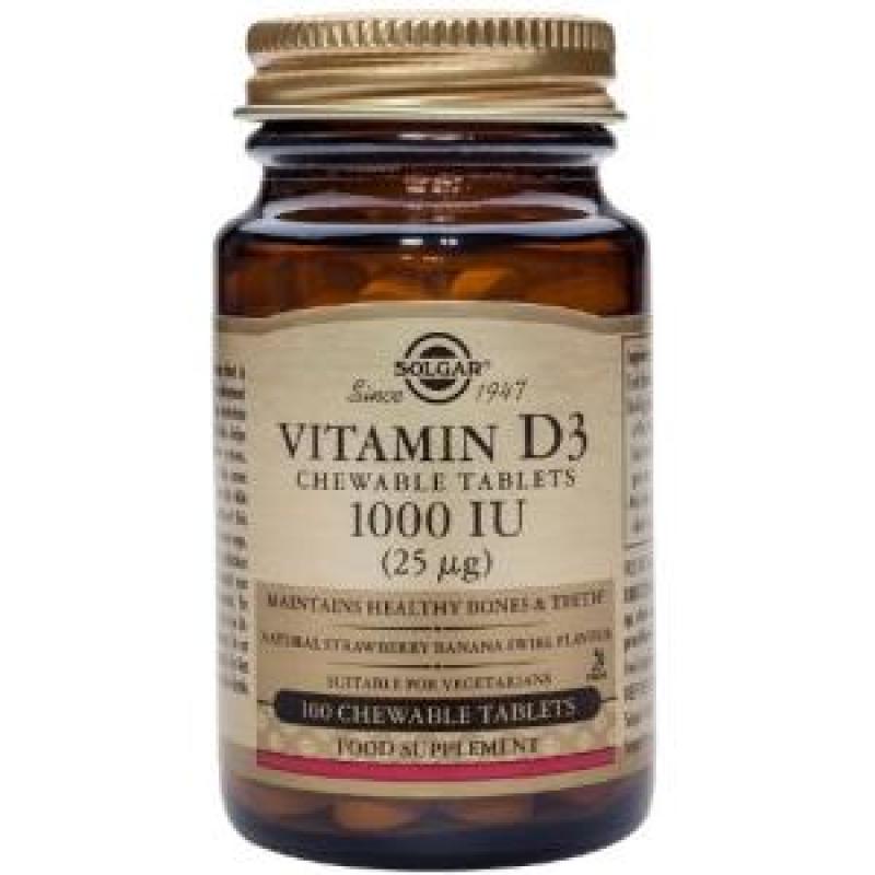 VITAMINA D3 1000ui (25mcg) 100comp.mast.