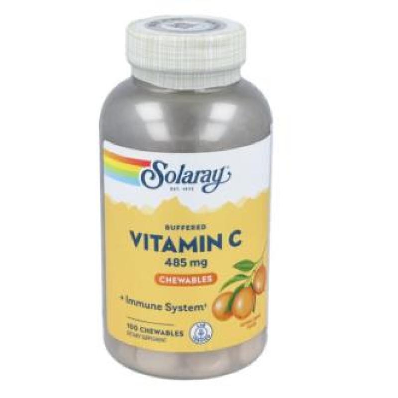 VITAMINA C-500 sabor naranja 100comp.mast.