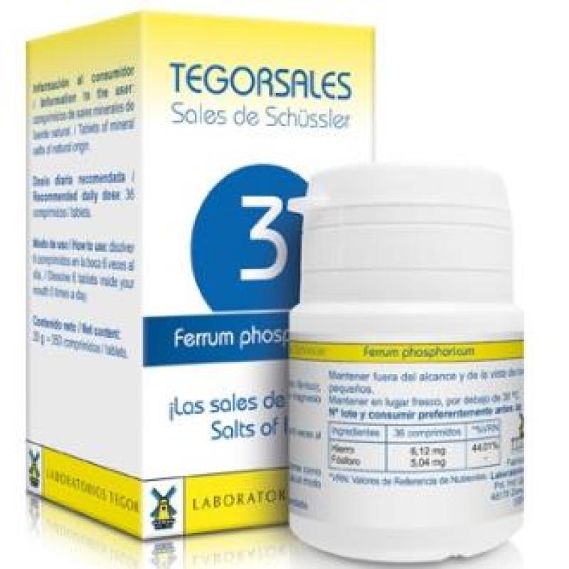 FERRUM-PHOS.D12 TEGORSALES (Nº3) 350 comp.20g