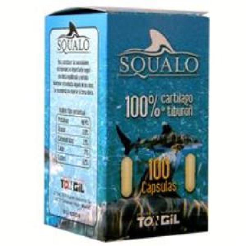 SQUALO CARTILAGO DE TIBURON PURO 750mg. 100cap.