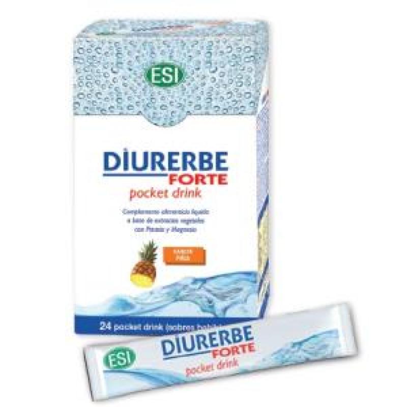 DIURERBE FORTE pocket drink sabor piña 24sbrs.