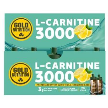 L-CARNITINA 3000mg. sabor limon 20viales