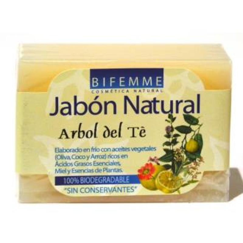 JABON DE ACEITE ARBOL DEL TE 100gr BIFEMME