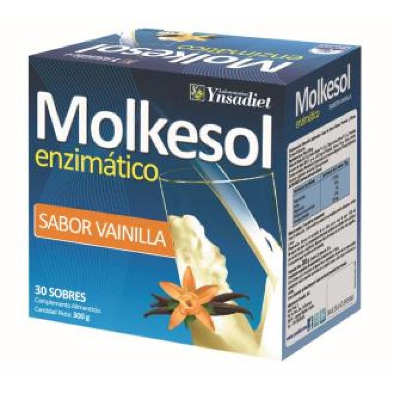 MOLKESOL enzimatico vainilla 30sbrs.