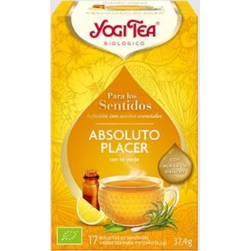 YOGI TEA ABSOLUTO PLACER para los sentidos 17inf