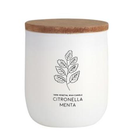 VELA VASO BLANCO CITVASM citronela-menta 7x9cm 1ud