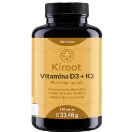 VITAMINA D3+K2 120perlas.