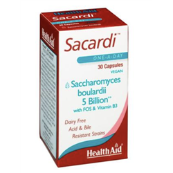 SACARDI (saccharomyces boulardii) 30vcaps.