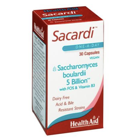 SACARDI (saccharomyces boulardii) 30vcaps.