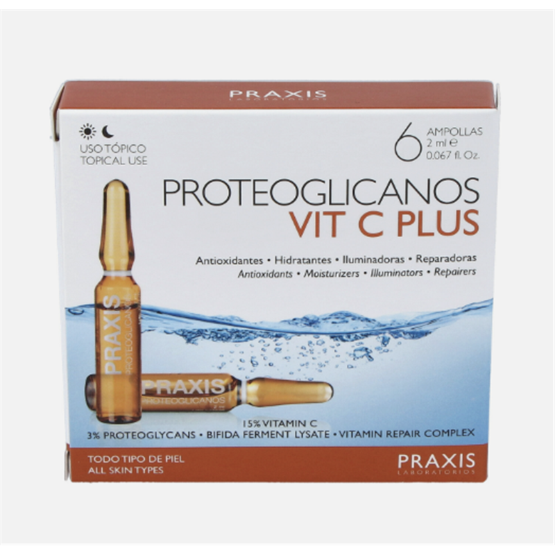 PROTEOGLICANOS VIT C PLUS 6amp.