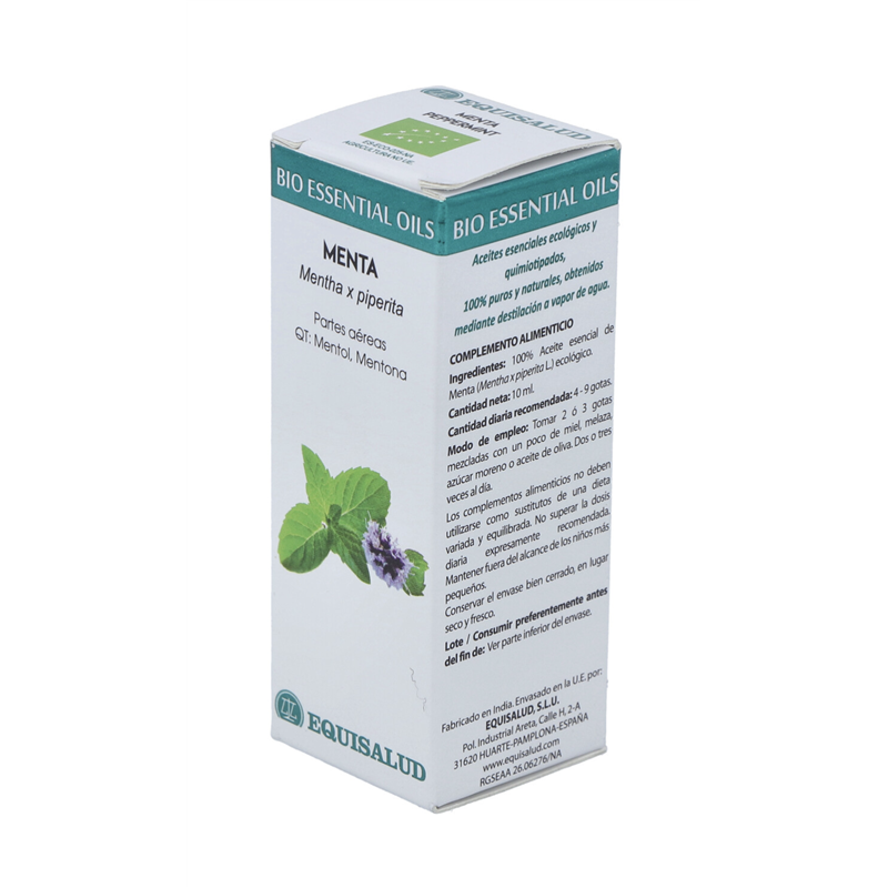 BIO ESSENTIAL OILS menta aceite esencial 10ml.