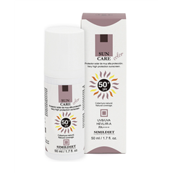 SUN CARE SPF50+ protector solar color 50ml.