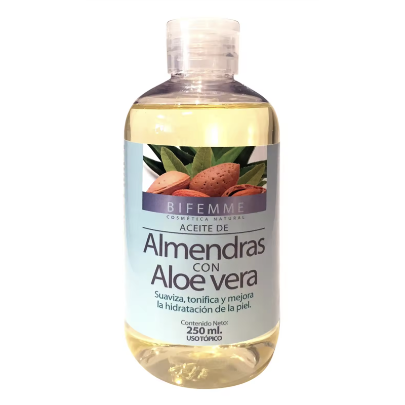 ACEITE ALMENDRAS CON ALOE VERA 250ml.