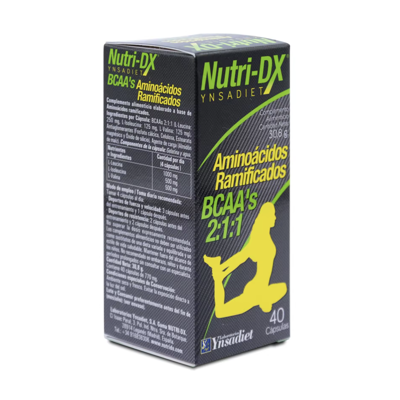 AMINOACIDOS RAMIFICADOS 40cap. NUTRI-DX