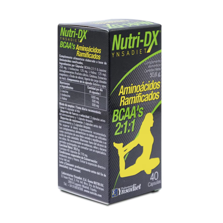 AMINOACIDOS RAMIFICADOS 40cap. NUTRI-DX