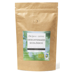 Café descafeinado ecológico molido 250g Orisens