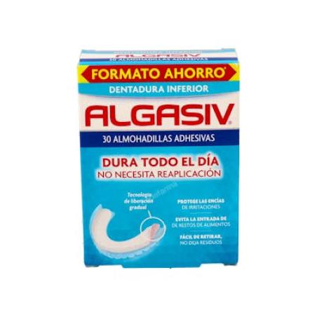 ALGASIV ALMOHADILLA DENTAL INFERIOR ADHESIVA 30UD