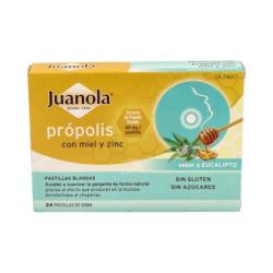 PASTILLAS JUANOLA PROPOLIS MIEL ZINC EUCALIPTO