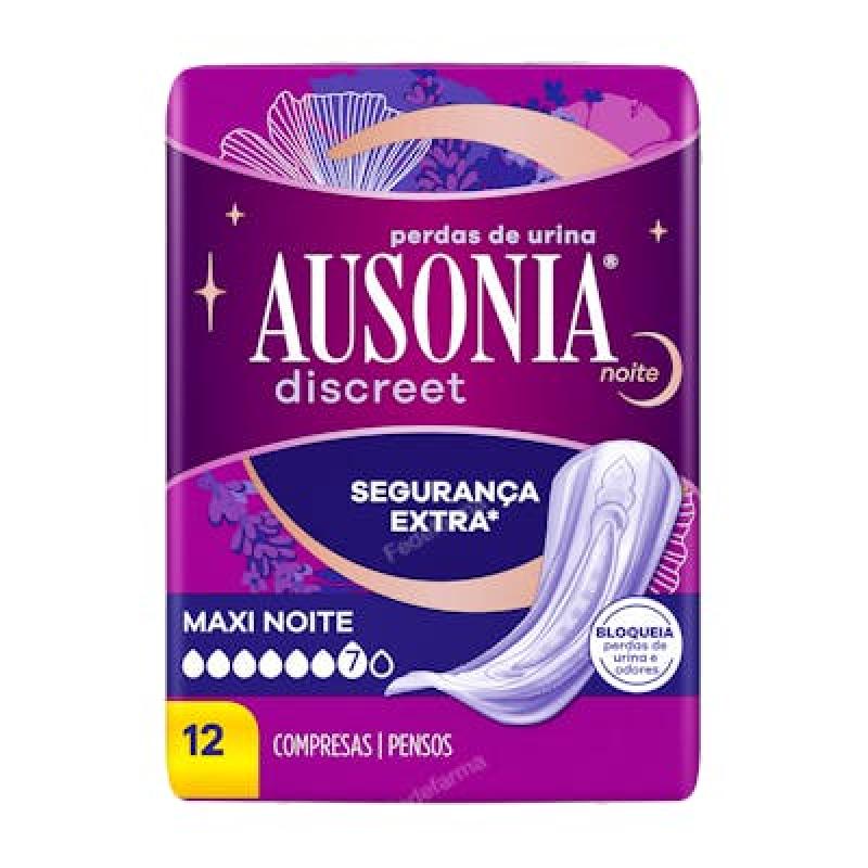 AUSONIA DISCREET MAXI DAY&NIGHT 12 UN