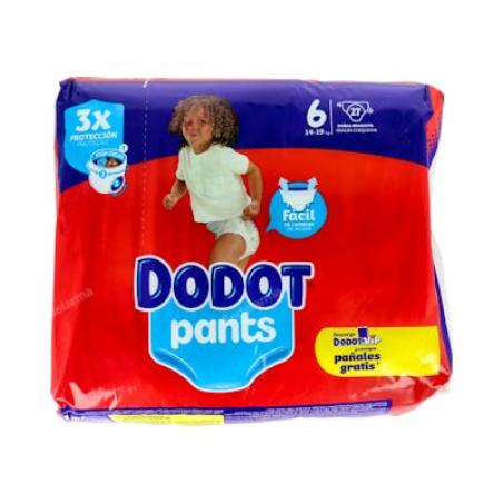 DODOT PAÑAL INF PANTS T 6 +15 KG 28 U