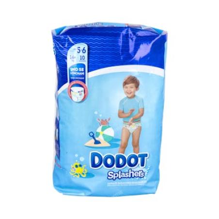 DODOT PAÑAL INF BAÑADOR SPLASHERS T-5 +14 KG 10 UN