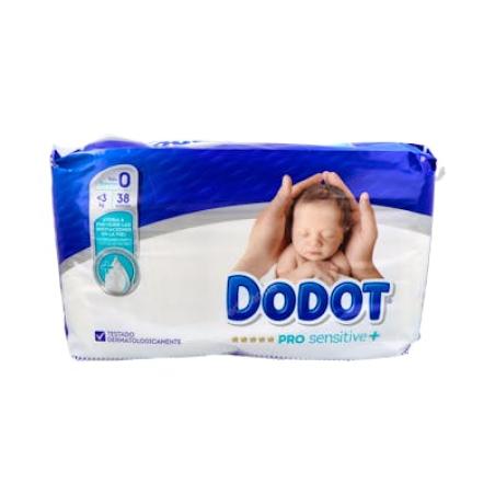 DODOT PAÑAL INF PRO SENSITIVE T0 0-3 KG 38 U